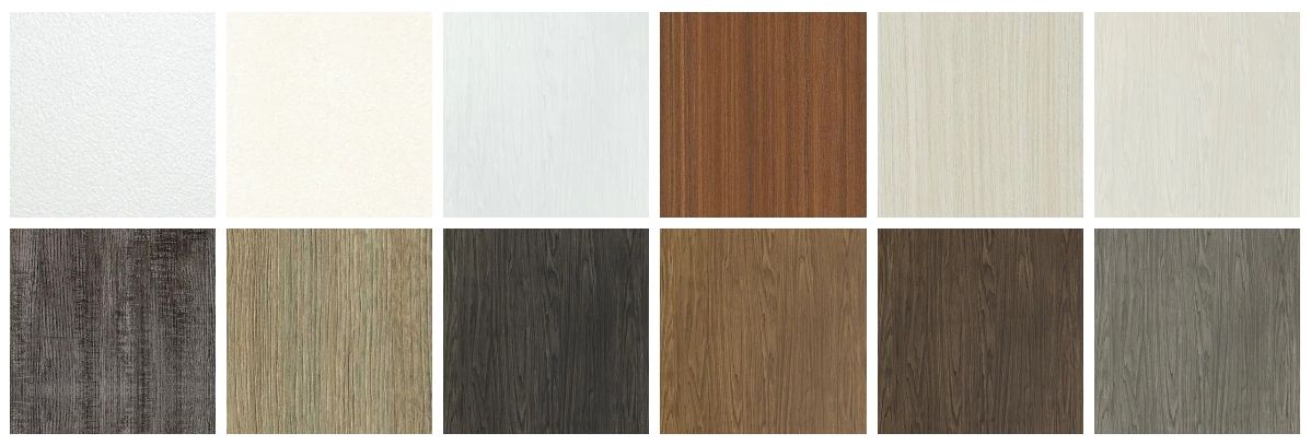 There are many different types of wood in this picture.