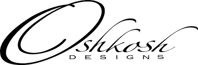 Oshkosh Designs logo: script 
