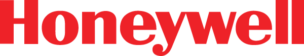 The honeywell logo is red on a white background.