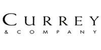 The logo for currey & company is a black and white logo.