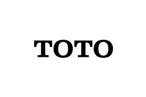 Black text reading “TOTO” on a white background