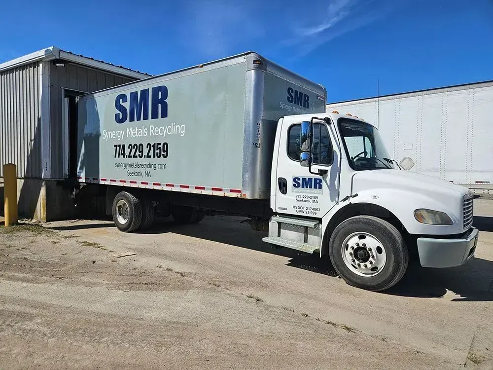 Box truck labeled