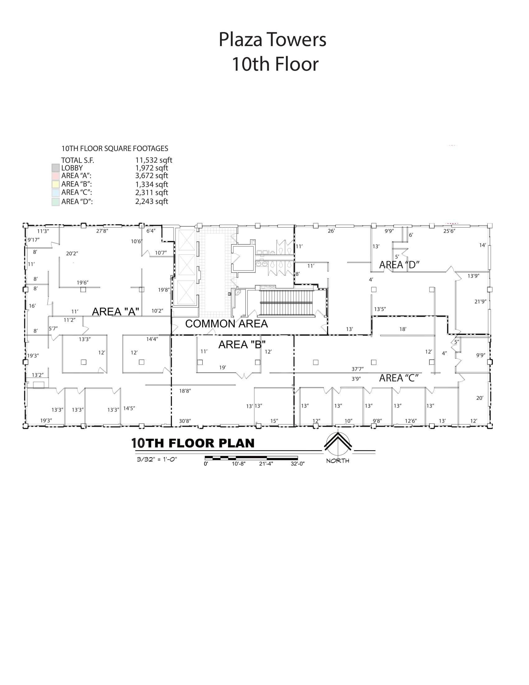 Suite 1001 Floor Plan Plaza Towers Springfield Property LLC