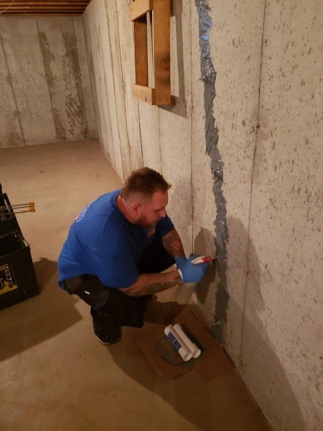 Concrete Foundation Wall Crack Repair