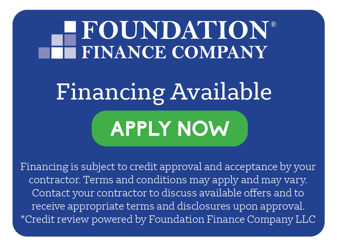 Foundation finance company financing available apply now button.