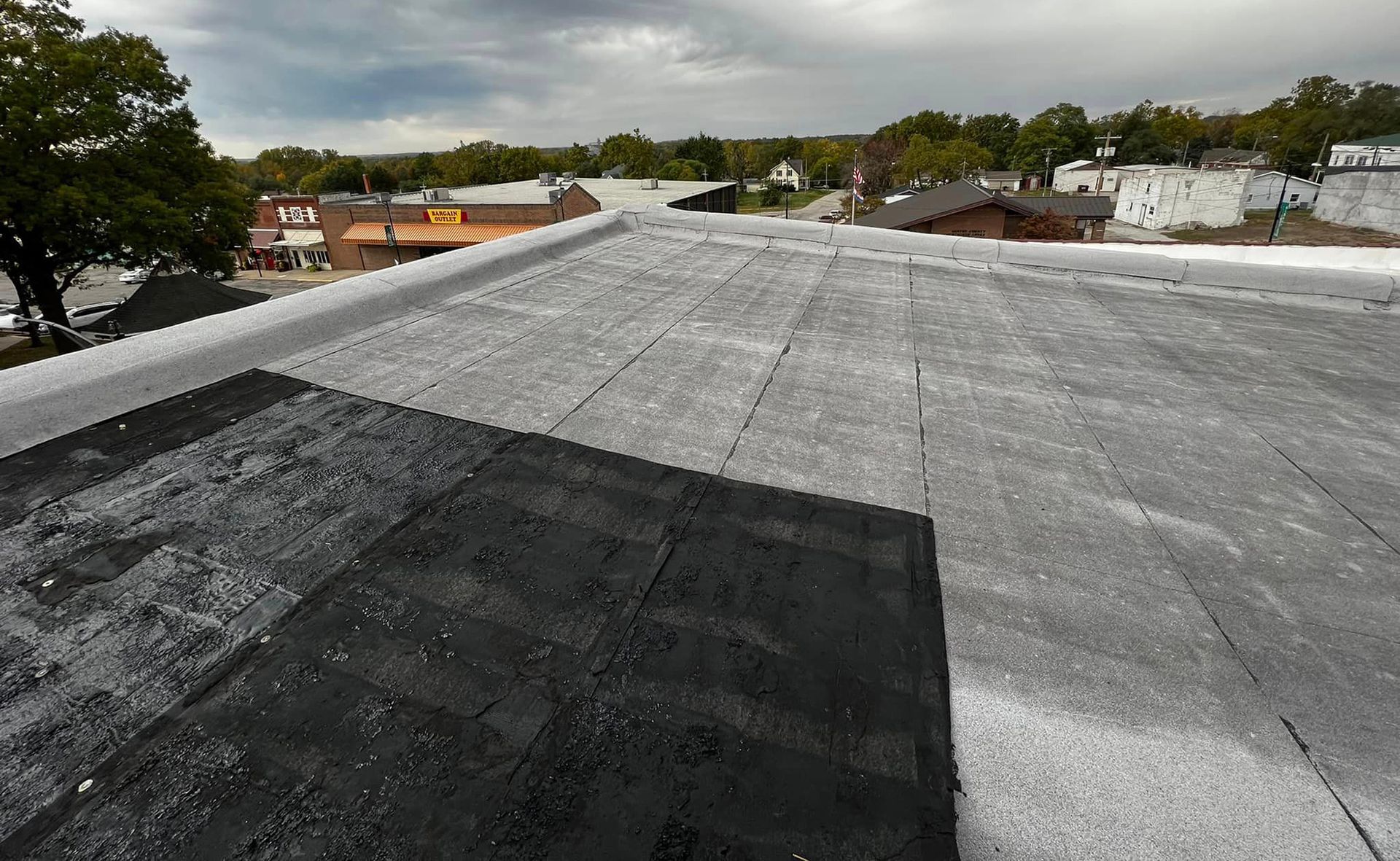 Modified flat roofs