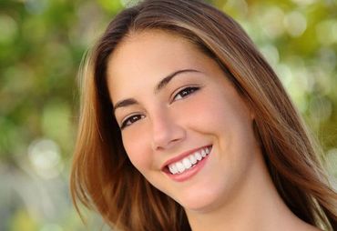 Young woman with smile