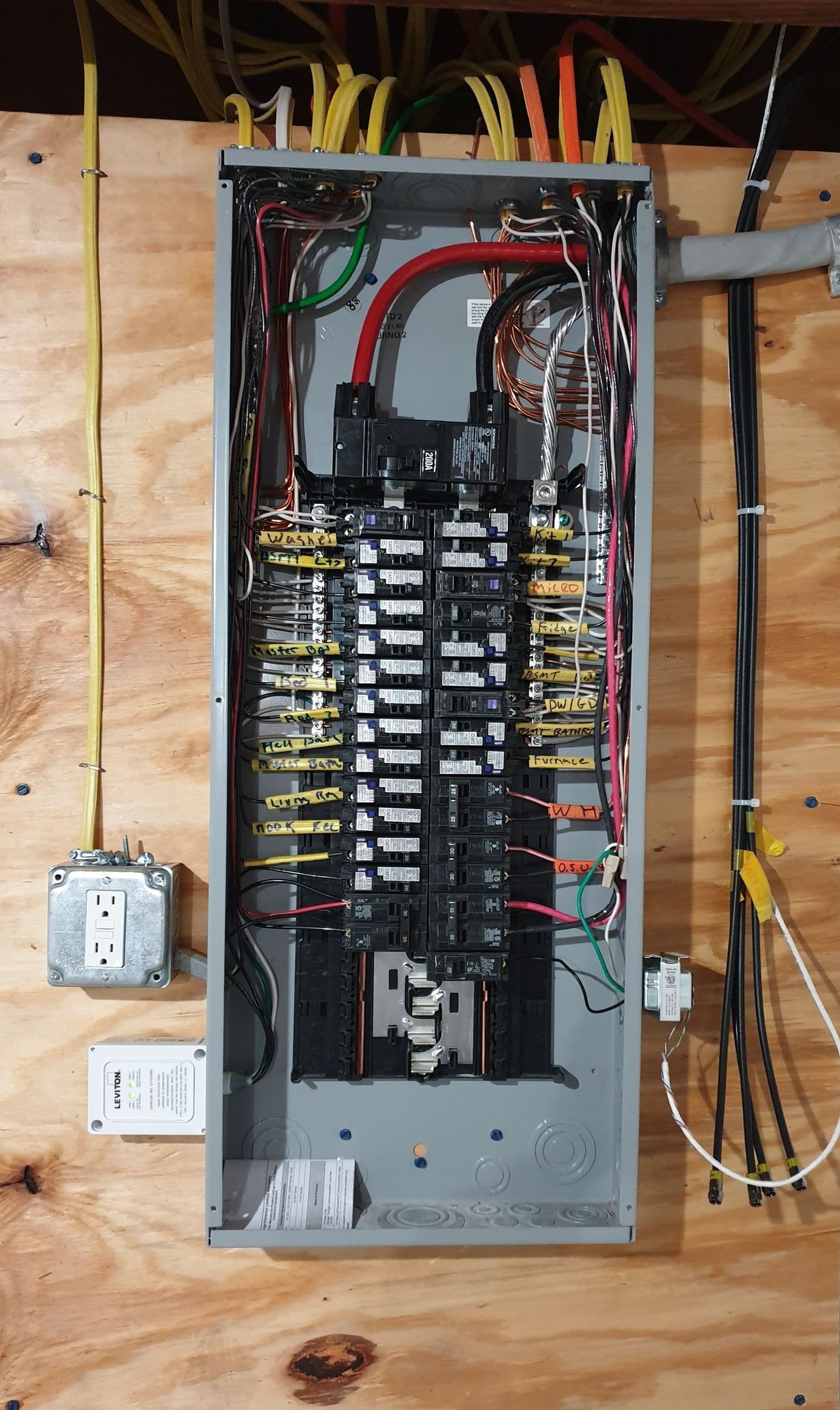 100-200 amp electrical box