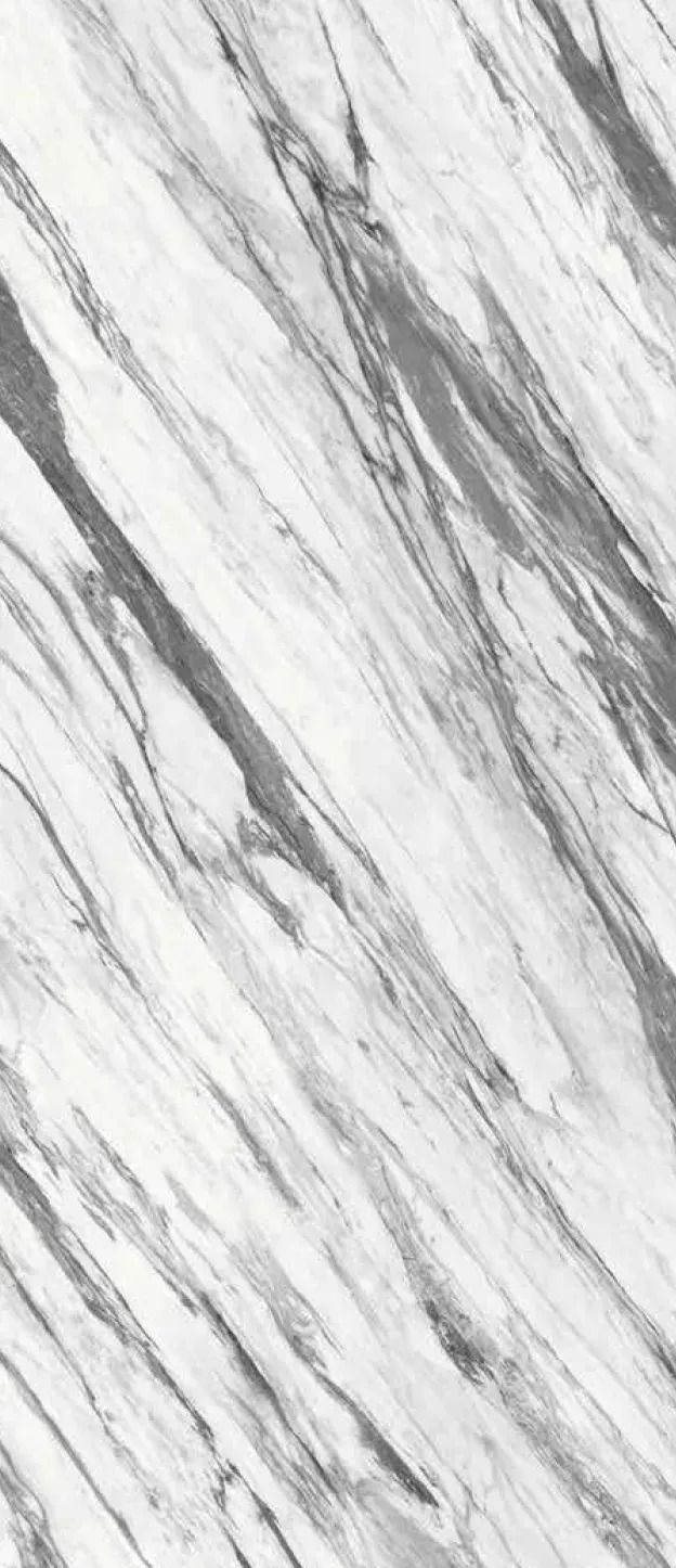 White marble texture with gray veining, diagonally streaked pattern