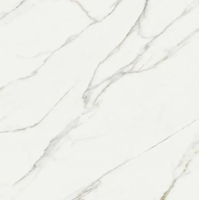 White marble surface with subtle gray veining