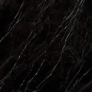 Black marble-like surface with subtle white veining