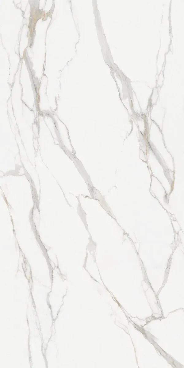 White marble surface with subtle gray veining