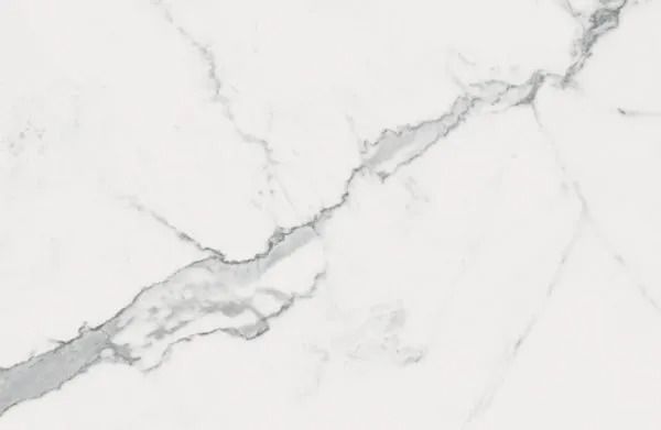White marble surface with gray veining