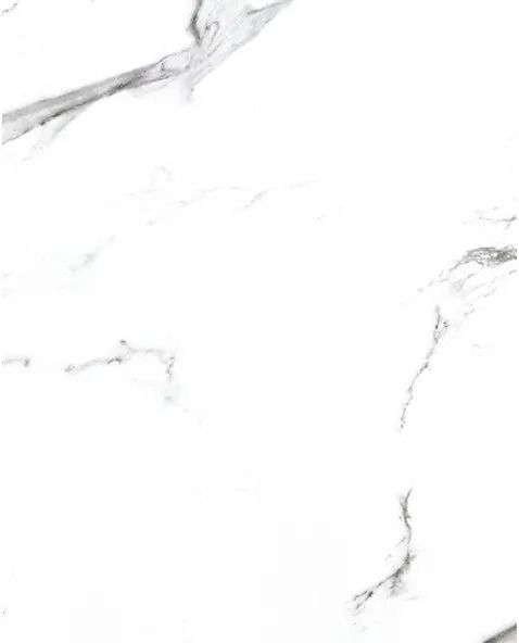 White marble surface with subtle gray veining and cracks