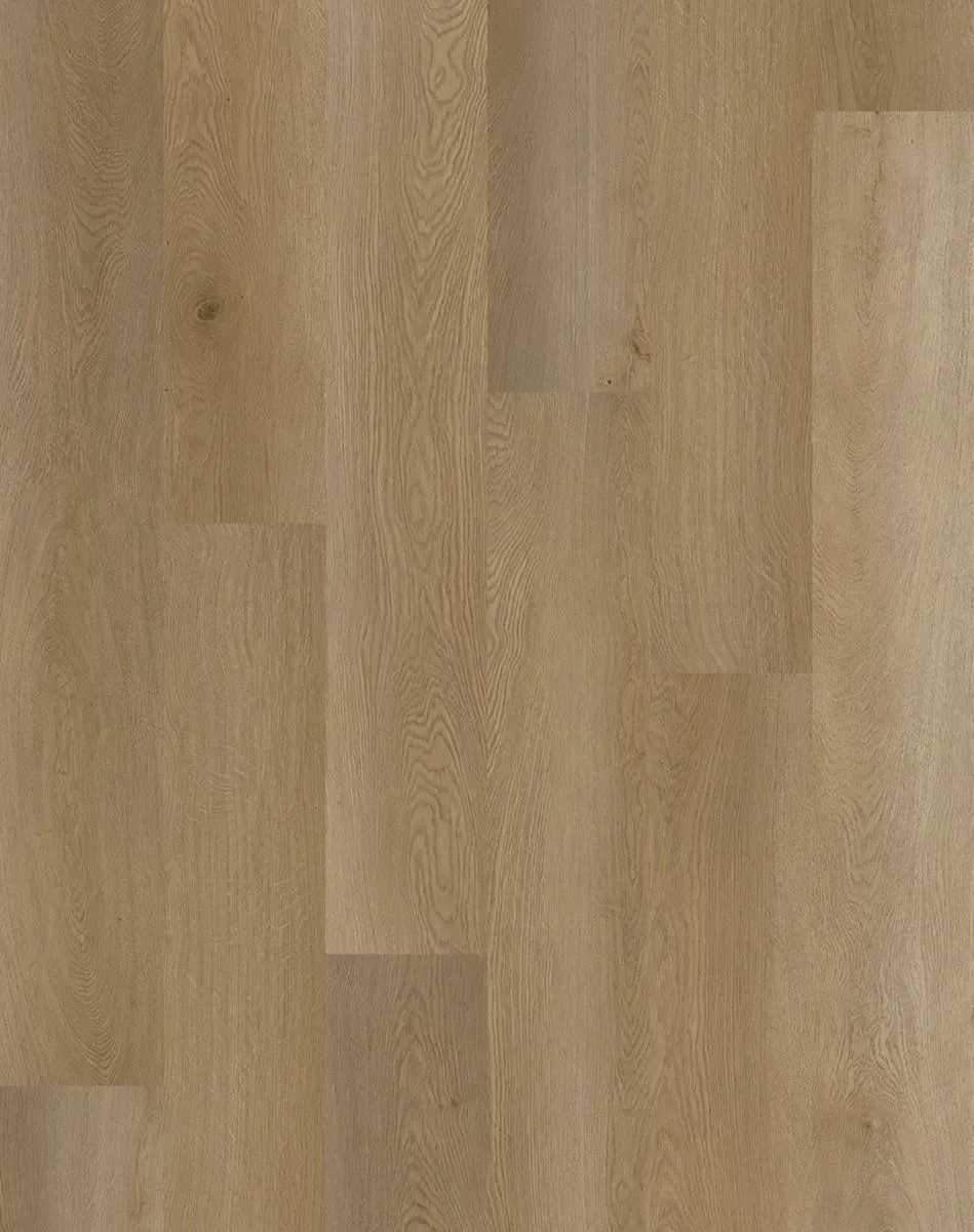Light wood plank flooring with a natural grain pattern