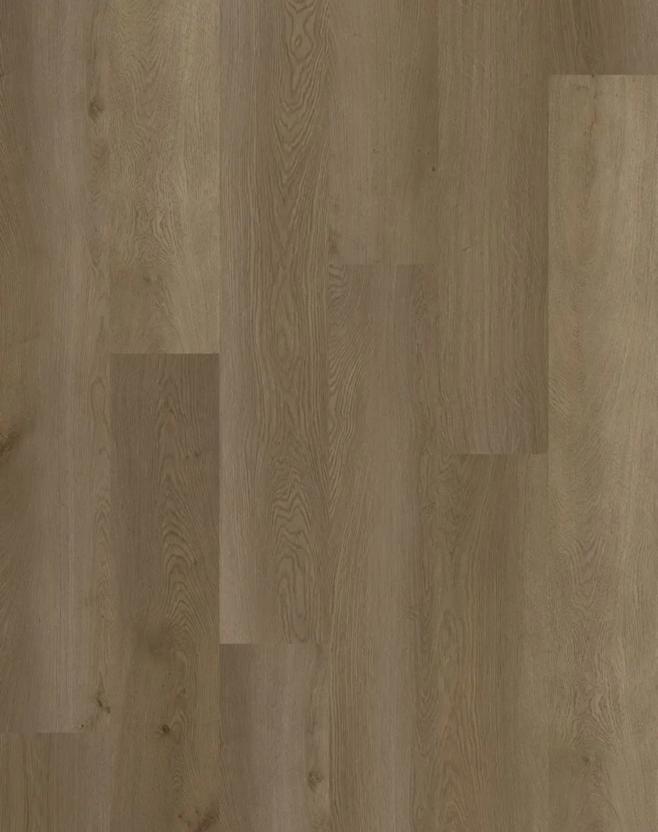 Wooden plank floor with brown and gray tones