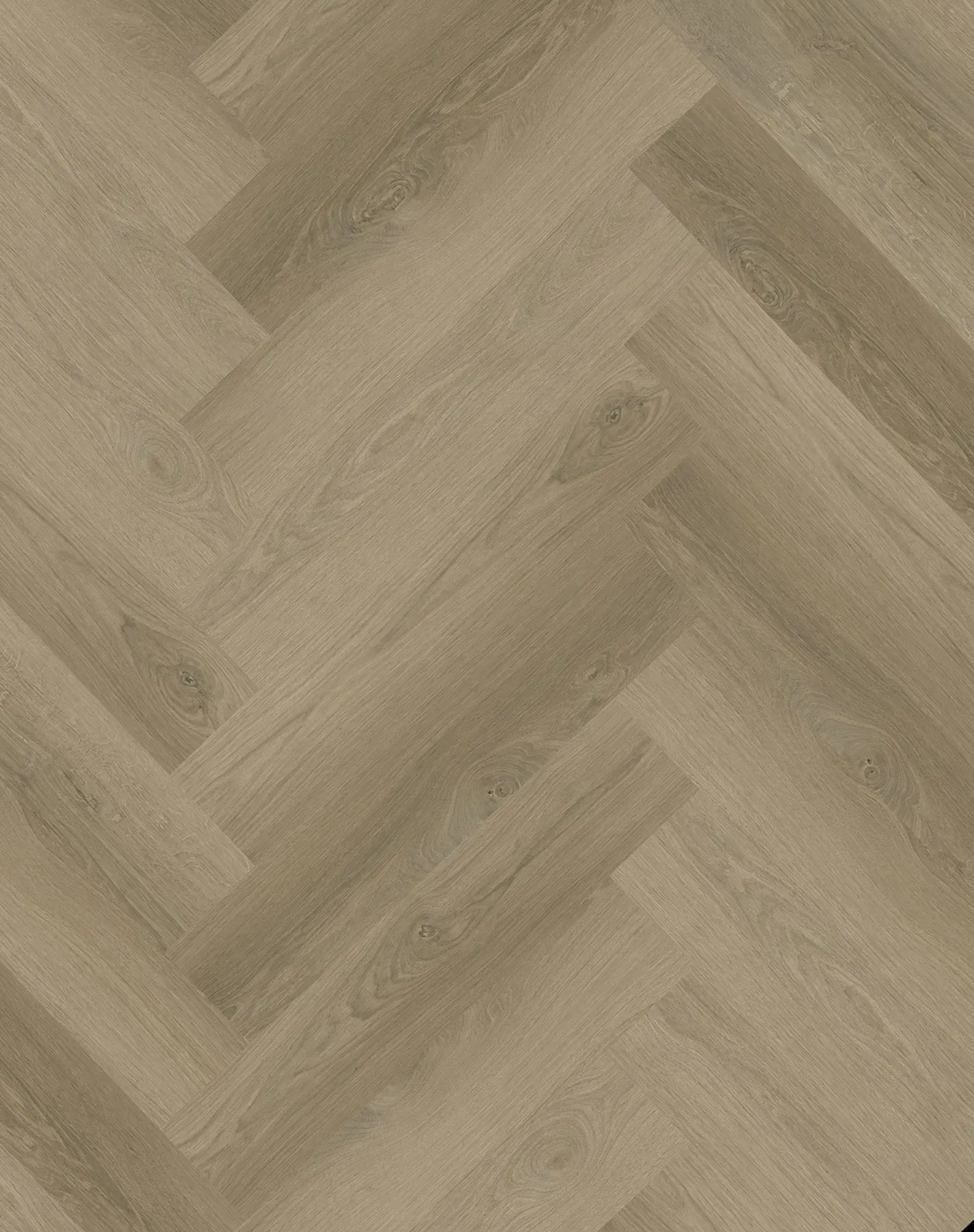 Beige herringbone wood floor pattern close-up
