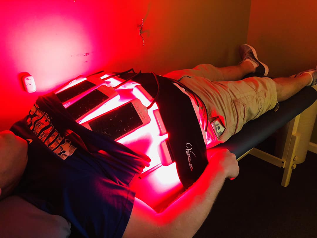 A man receiving a Vevazz treatment at Kansas City Laser-Like Lipo
