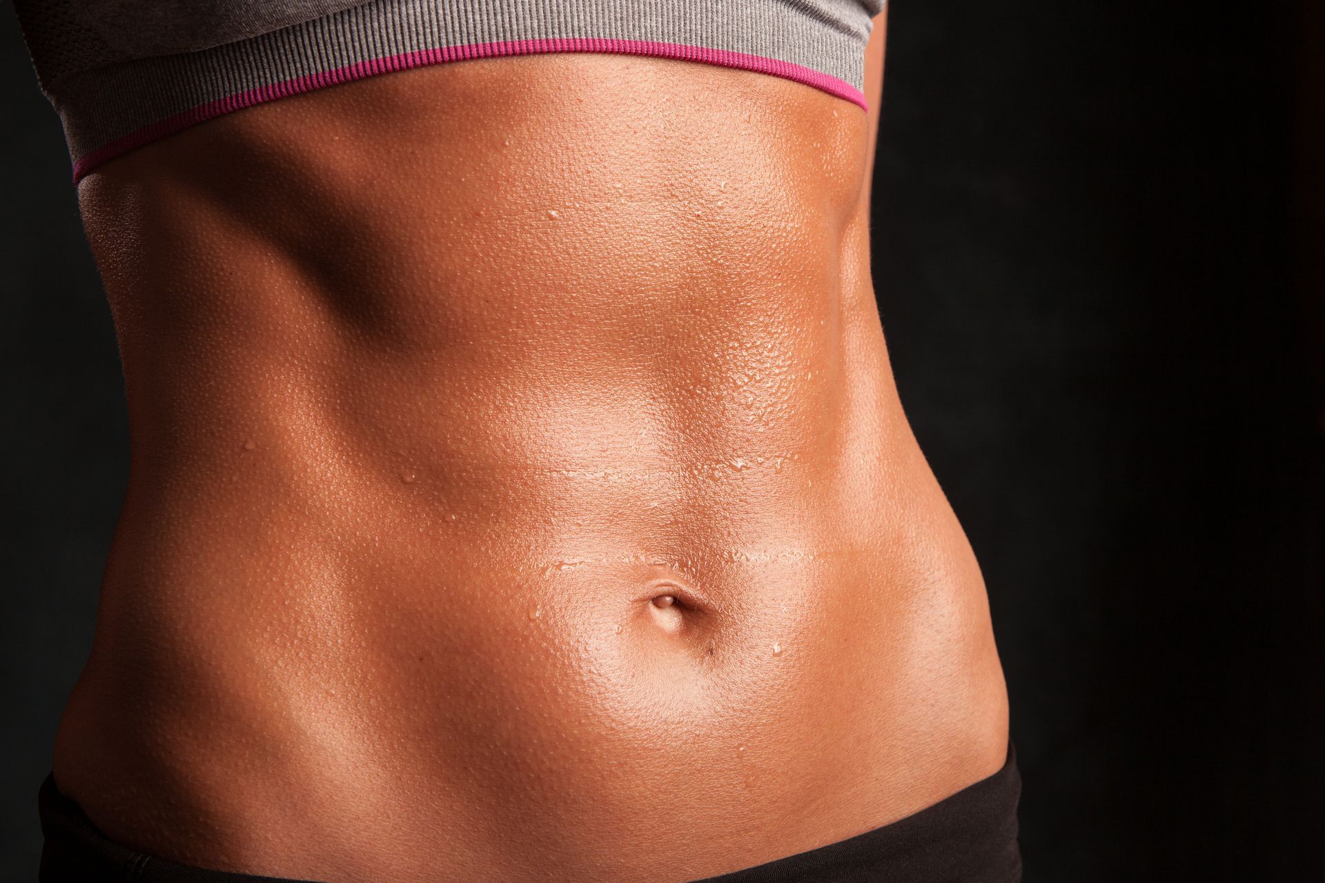 A fit woman with abs