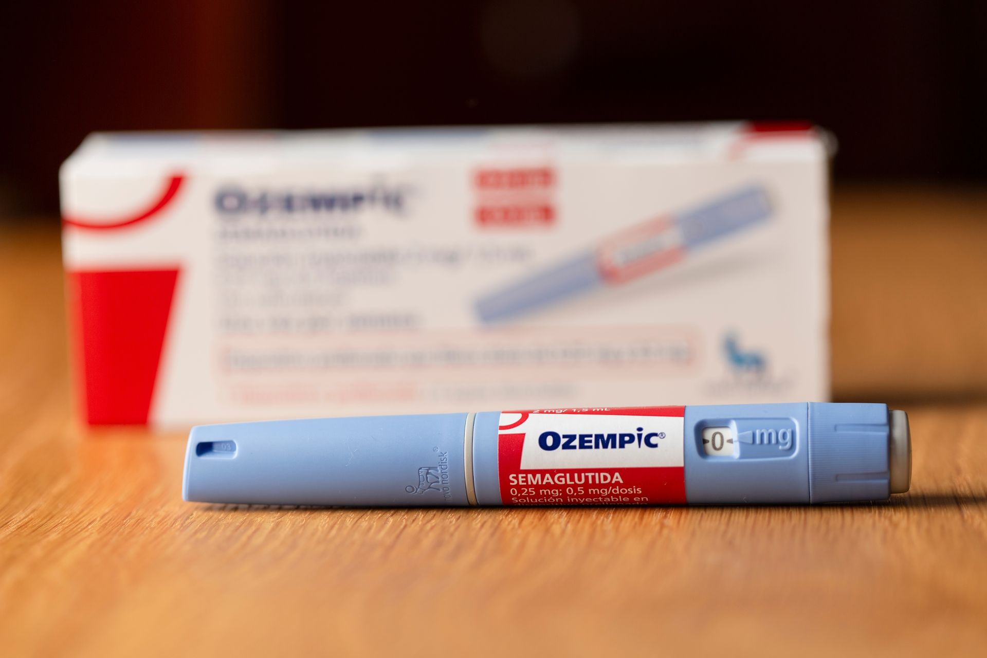 An Ozempic injection pen