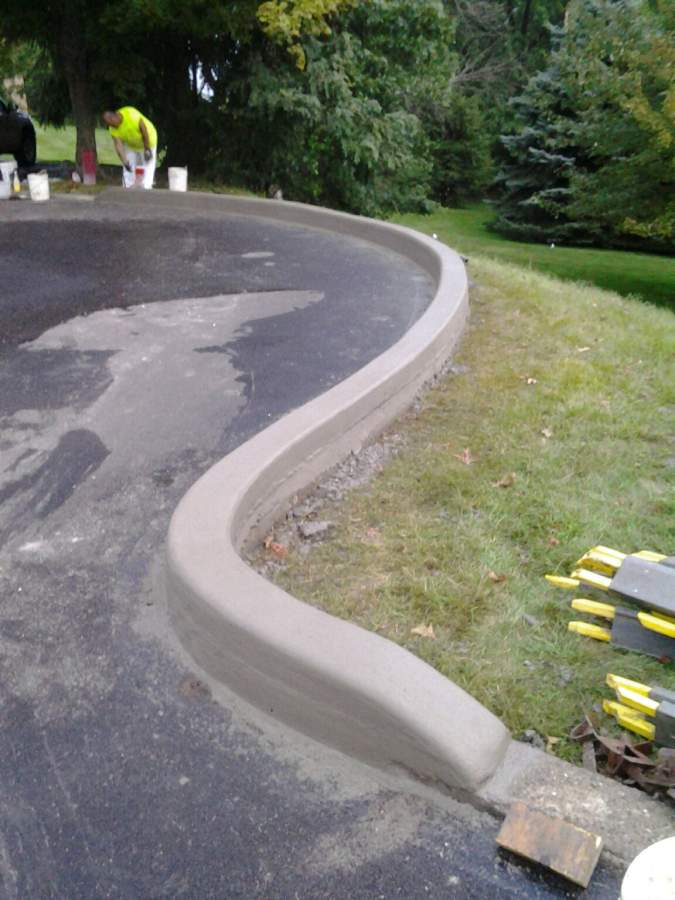 Concrete Curb - After