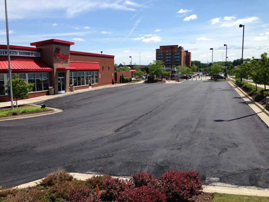 Base Asphalt Course installation