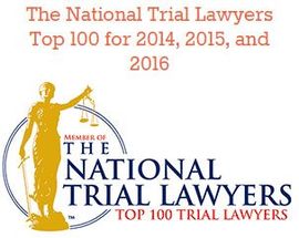 The National Trial Lawyers Top 100 for 2014, 2015, and 2016
