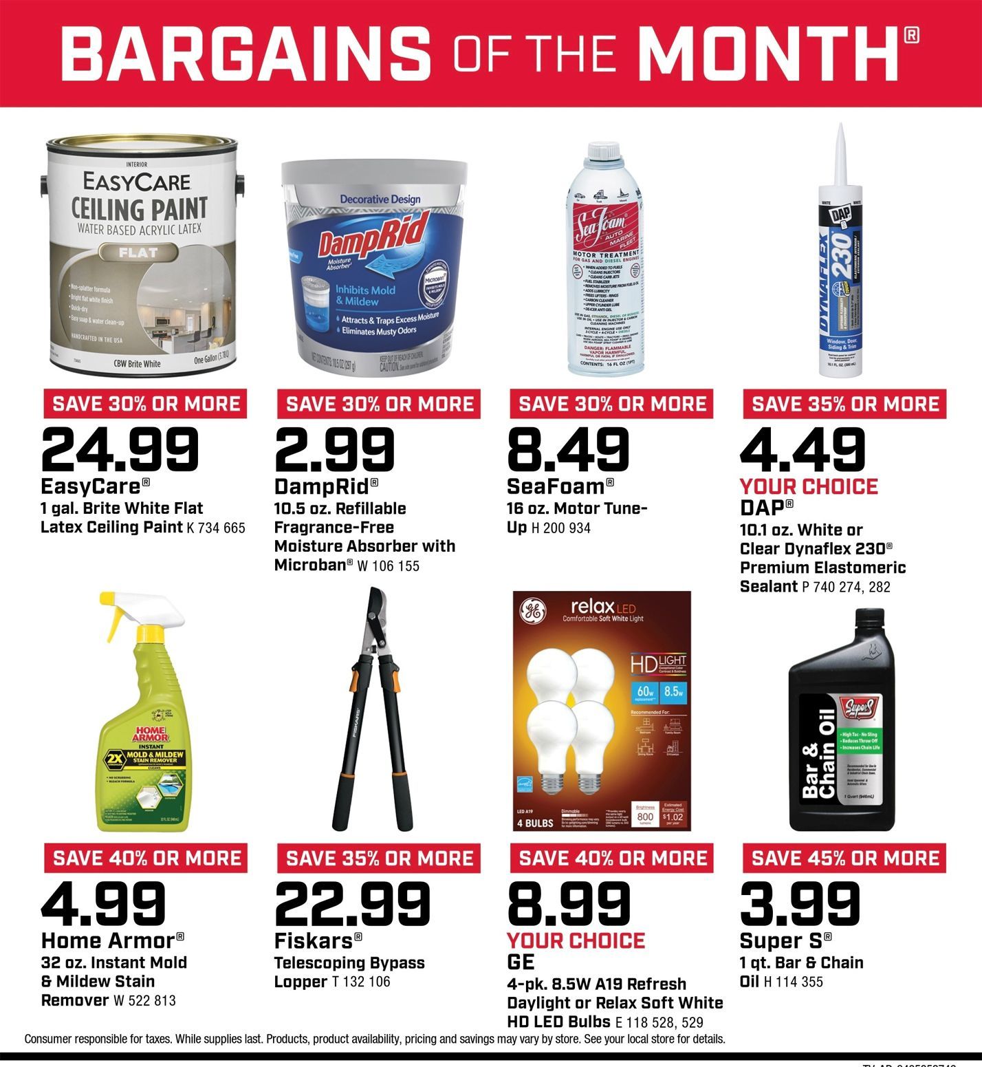 Bargains of the Month - September 2025