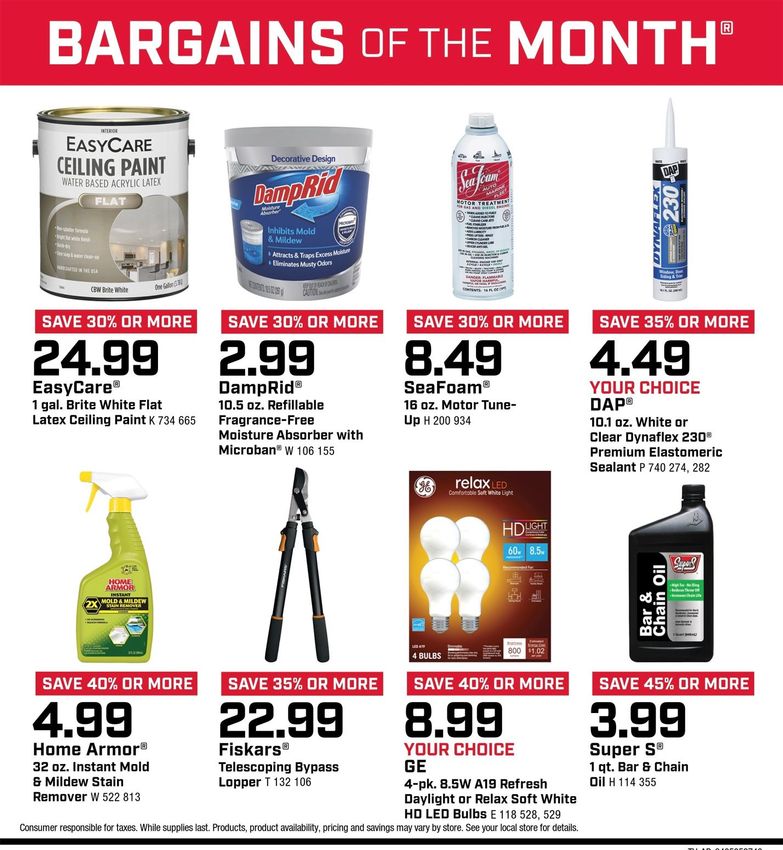 Bargains of the Month - September 2025