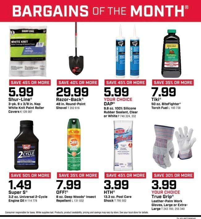 Bargains of the Month - July 2025