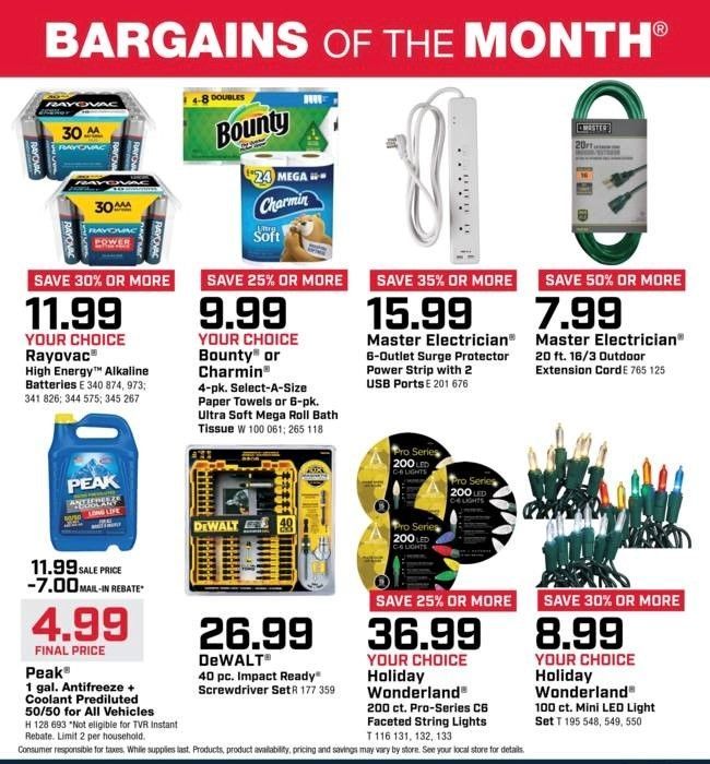 Bargains of the Month - November 2024