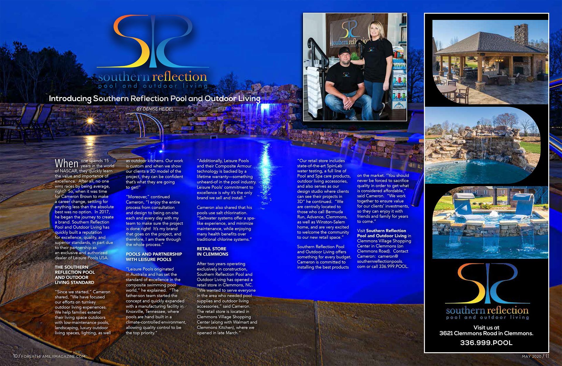 Southern Reflection Pool & Outdoor Living LLC brochure
