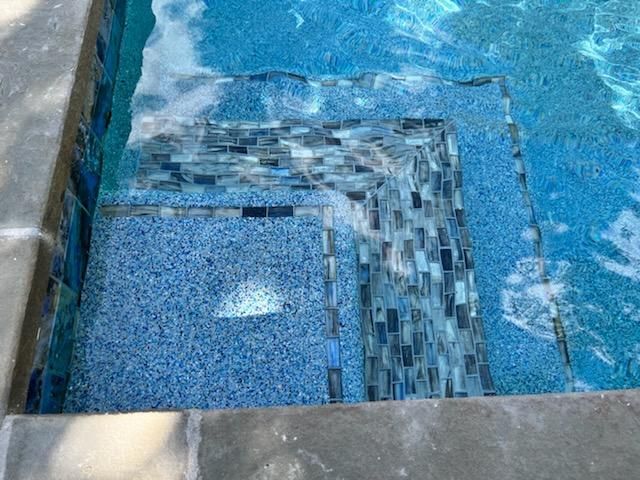 Donley Family pool stairs