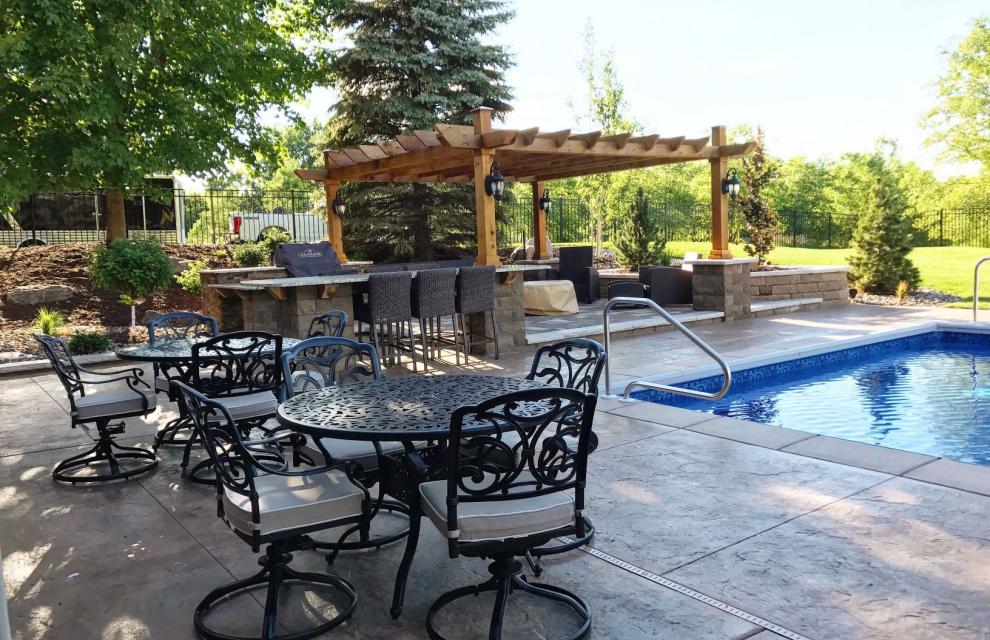 Greg patio and pool project