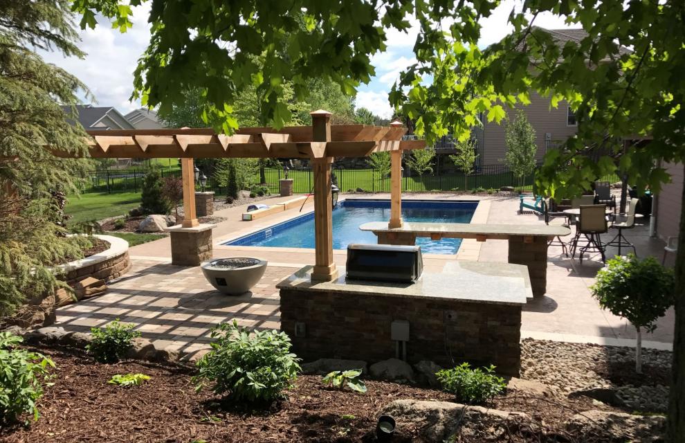 Greg patio and pool project