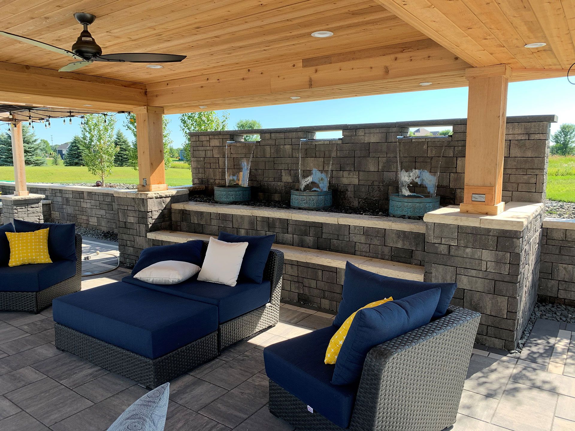 gazebo in our project in Grey Fox Estates