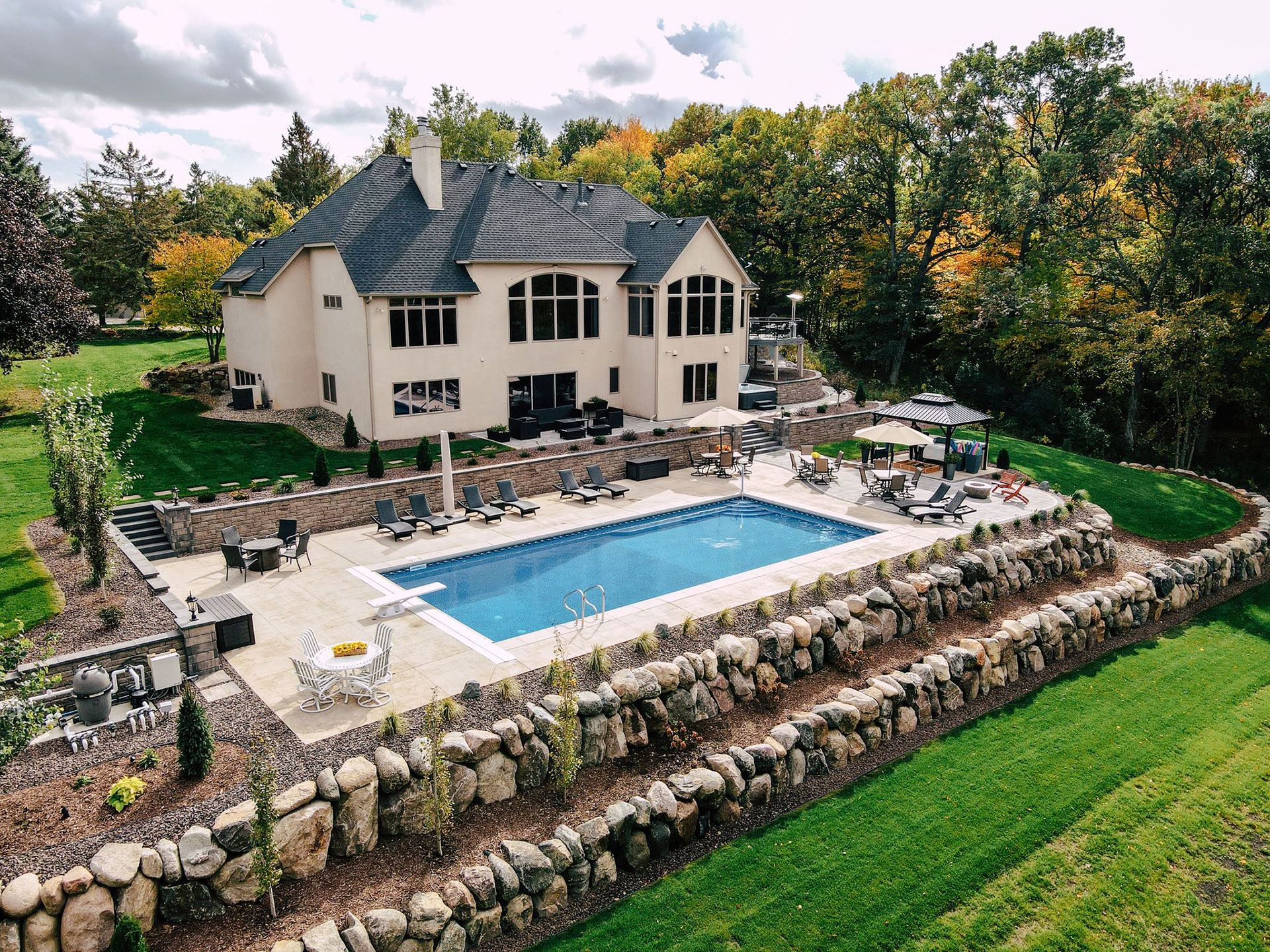 backyard of our project in Judicial Estates