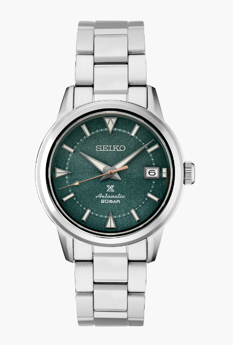 Seiko watch green forest accent