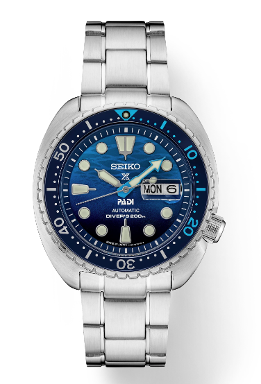 Seiko watch blue accent