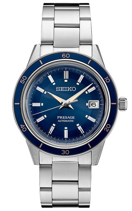 Seiko watch dark blue accent