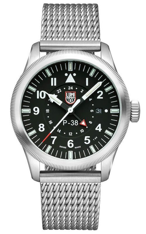 Silver Luminox watch