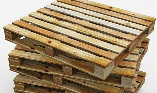 New wooden pallets