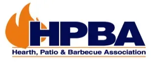 The logo for the hearth patio and barbecue association