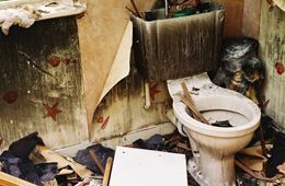 Damaged bathroom