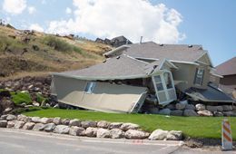 Residential house damage