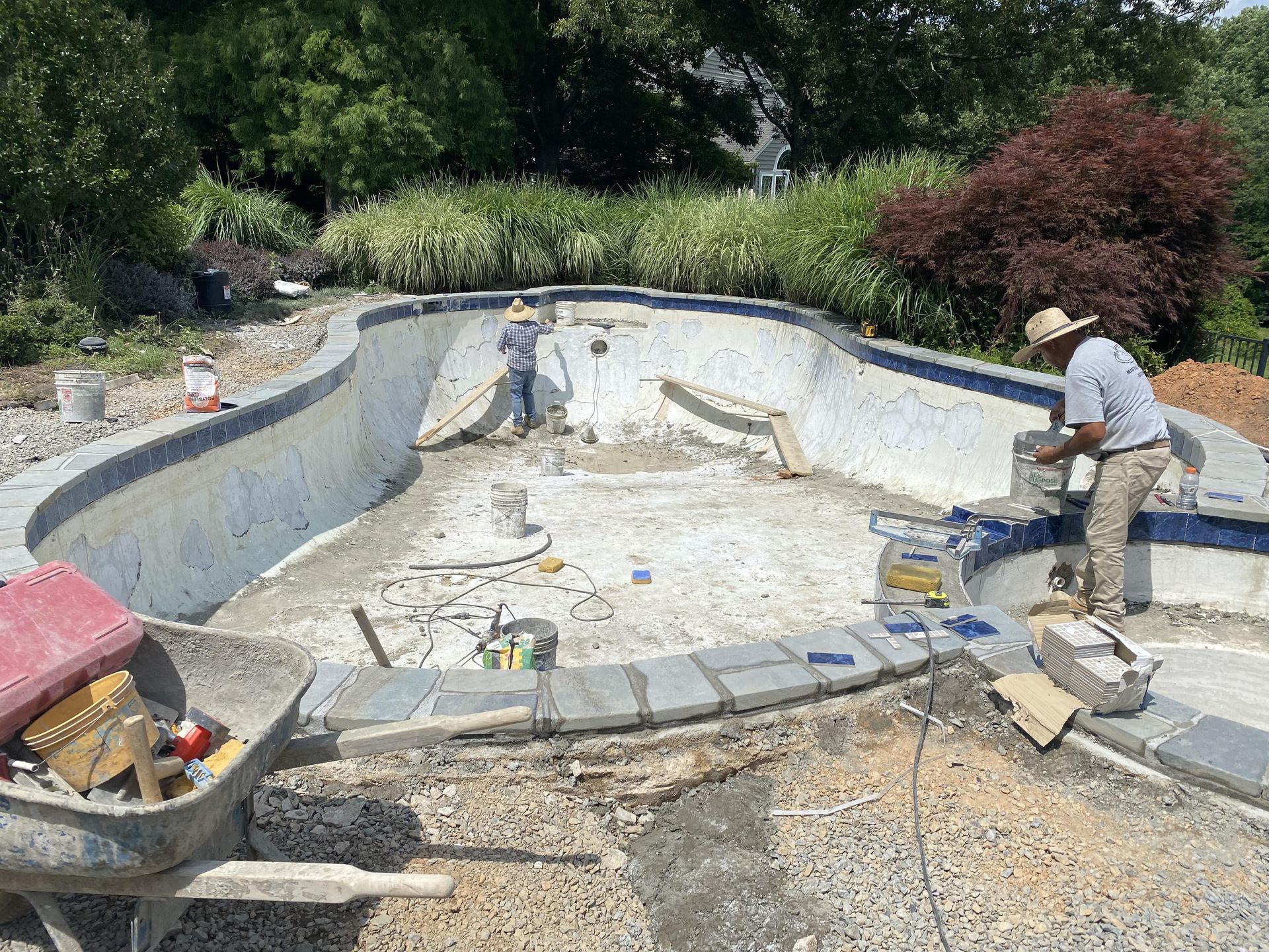 pool construction