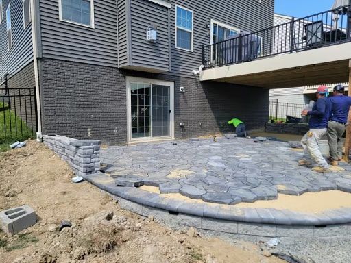 hardscaping work
