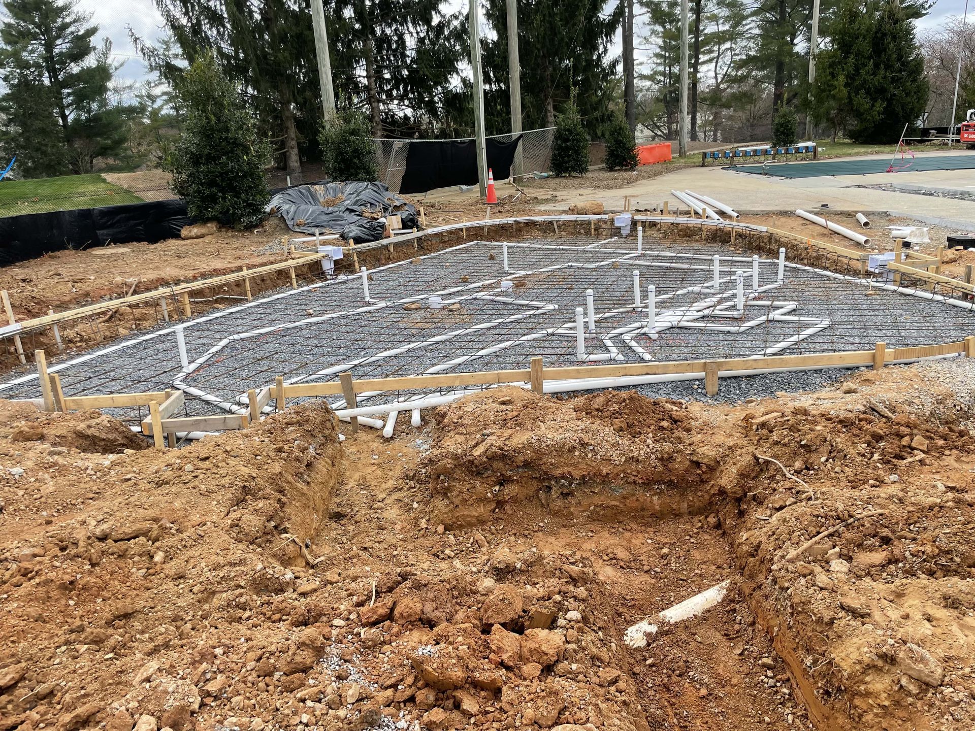 pool construction