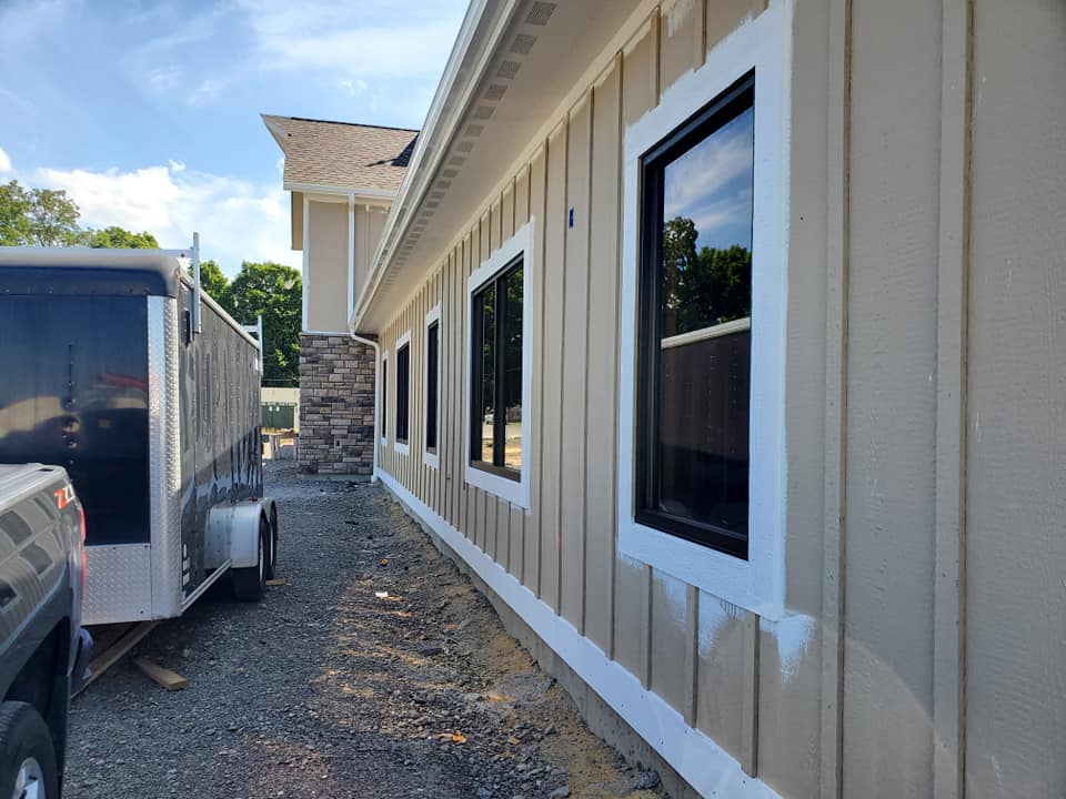 Commercial glass window