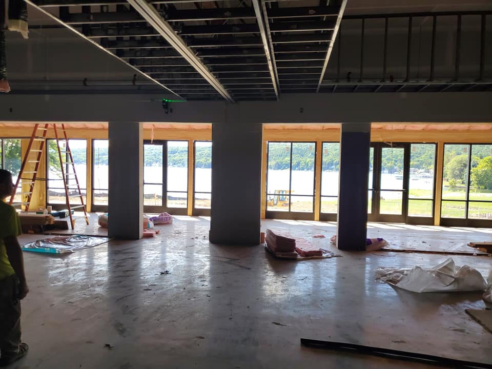 Commercial glass window